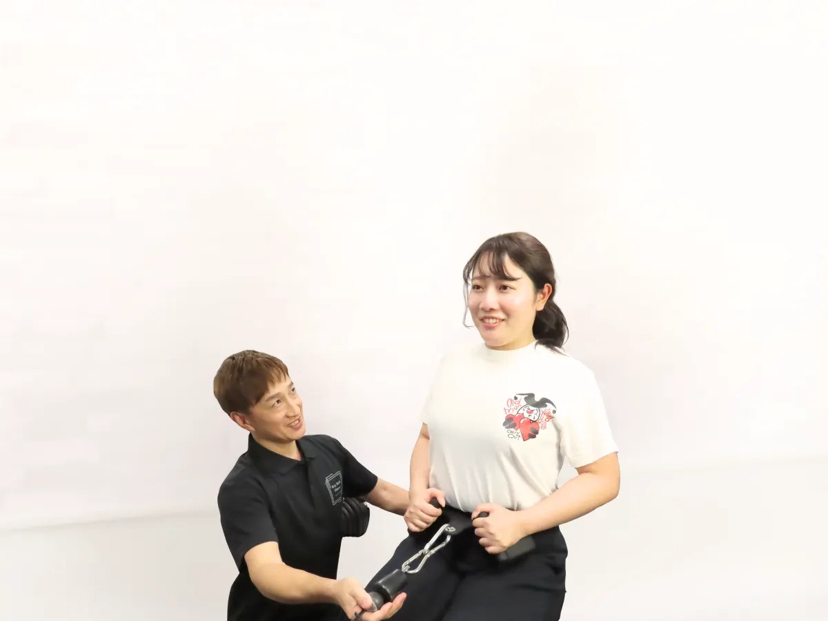 パーソナルトレーニング風景（キースタイルフィットネス）