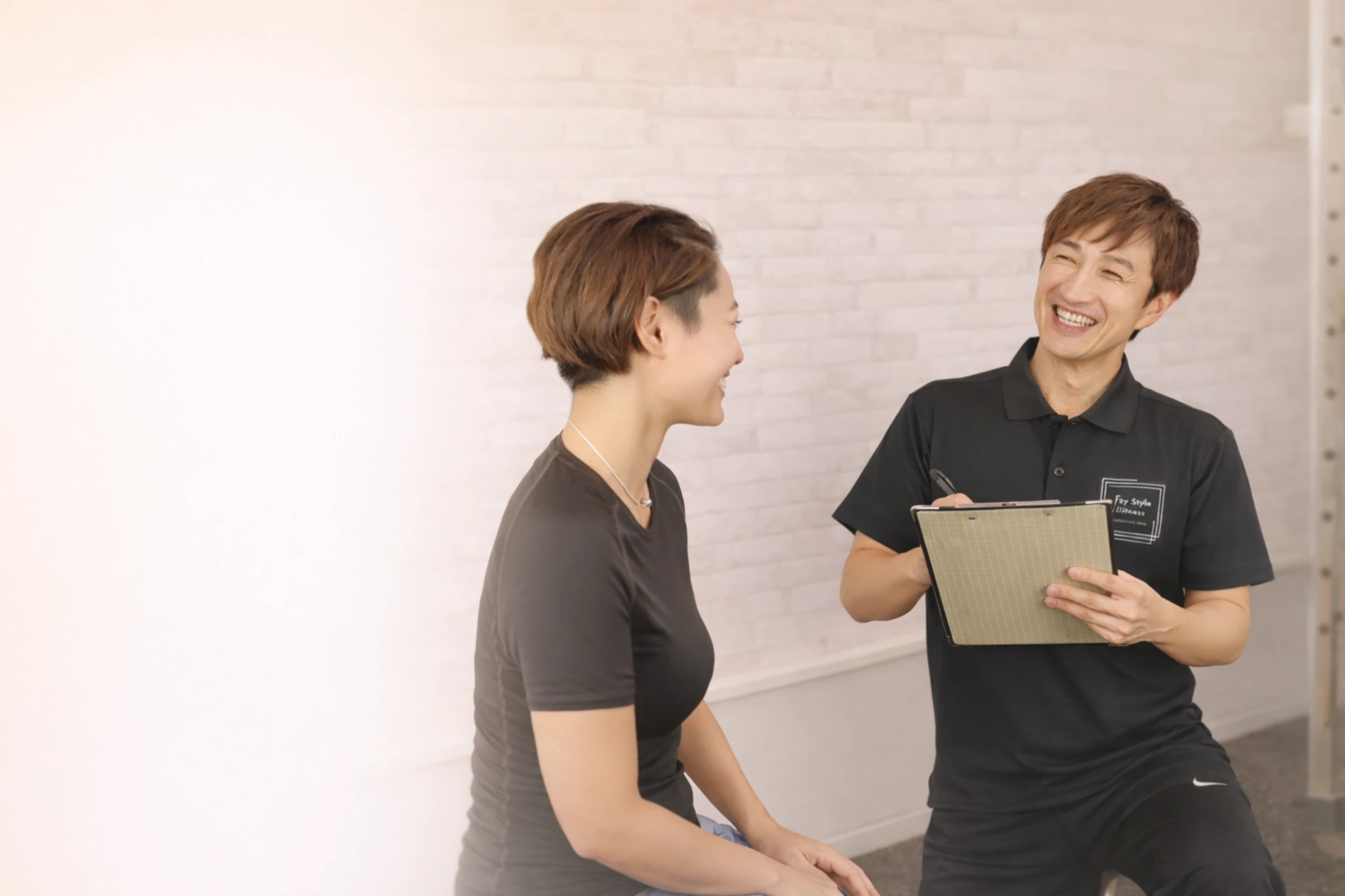 札幌のパーソナルジム キースタイルフィットネスのカウンセリング風景