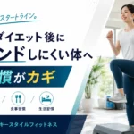 GLP-1ダイエット後にリバウンドしにくい体を作る運動習慣を解説する札幌市西区発寒のキースタイルフィットネスのアイキャッチ画像